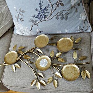 NEW! SET/2 BOHO Farmhouse BRANCHY Candle PILLAR HOLDERS